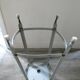 Tabouret haut d'atelier Nicolle en métal gris