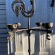 1950 wrought iron lamp Jean Touret