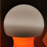 Lampe champignon unique en verre 1970