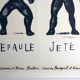 Michel tolmer, shoulder and jetty, c 2000. original color poster