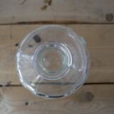 Soliflore vase in glass pattern fish and jellyfish