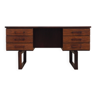 Rosewood desk, Danish design, 1960s, designer: Torben Valeur & Henning Jens
