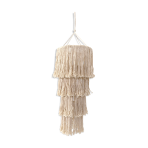 suspension en macramé