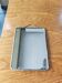 Vintage barber mirror with chain.