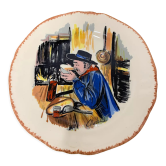 Chabrol decorative plate