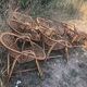 Vintage 1960s bamboo rattan chairs