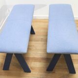 Pair of Peak Bench design benches, Johanson