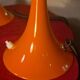 Pair of Prisma Mushroom Table Lamps 1975 to 80, Ufo A Space 30x22