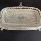 20th century silver-plated butter dish
