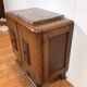 Art deco small cabinet with marble top