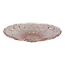 Pink glass compote dish from the 1940s
