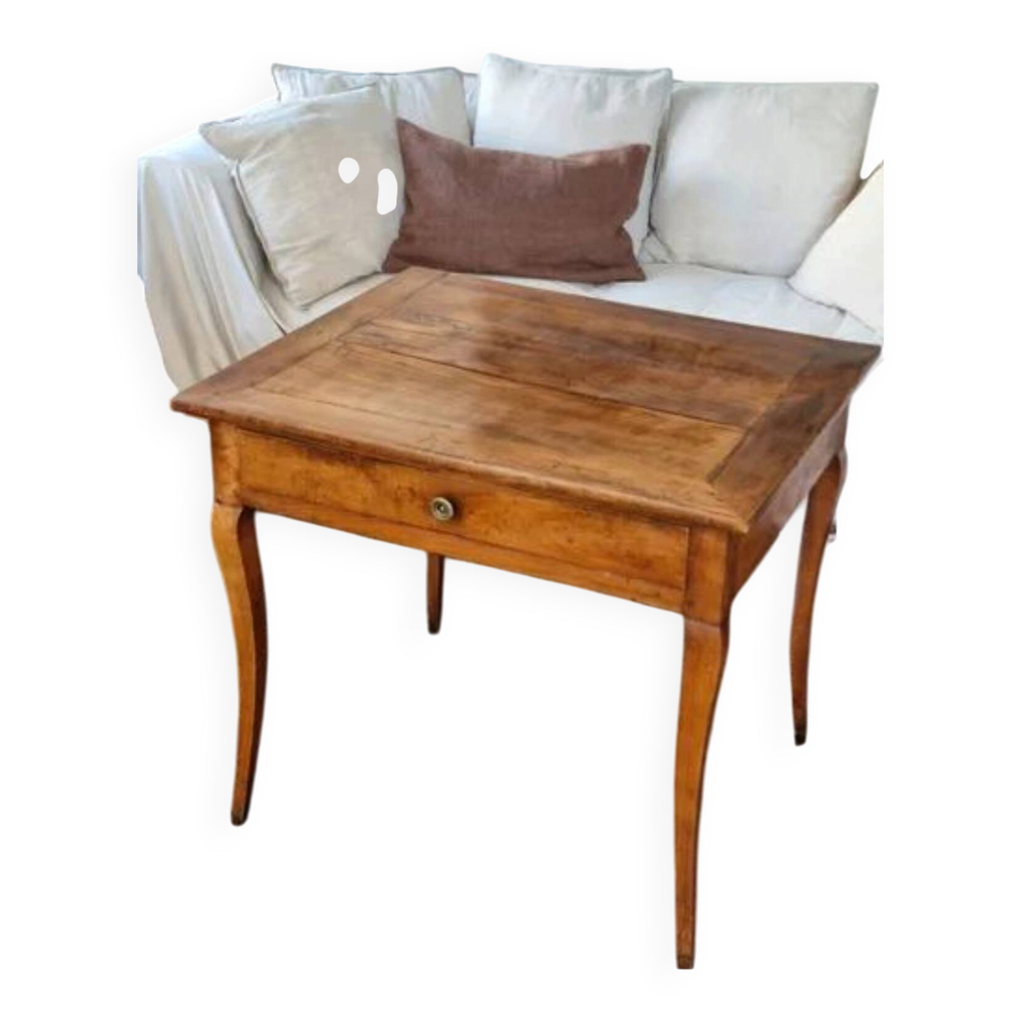 Old solid wood table