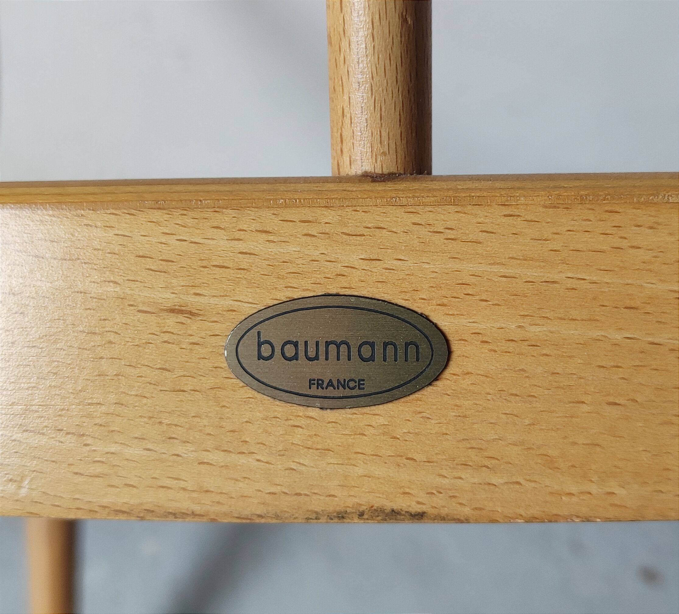 Pair of Baumann fan armchairs
