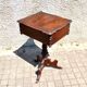 Napoleon III wooden compartment work cabinet Jewelry box