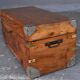 Navy in time camphor trunk late XIXth