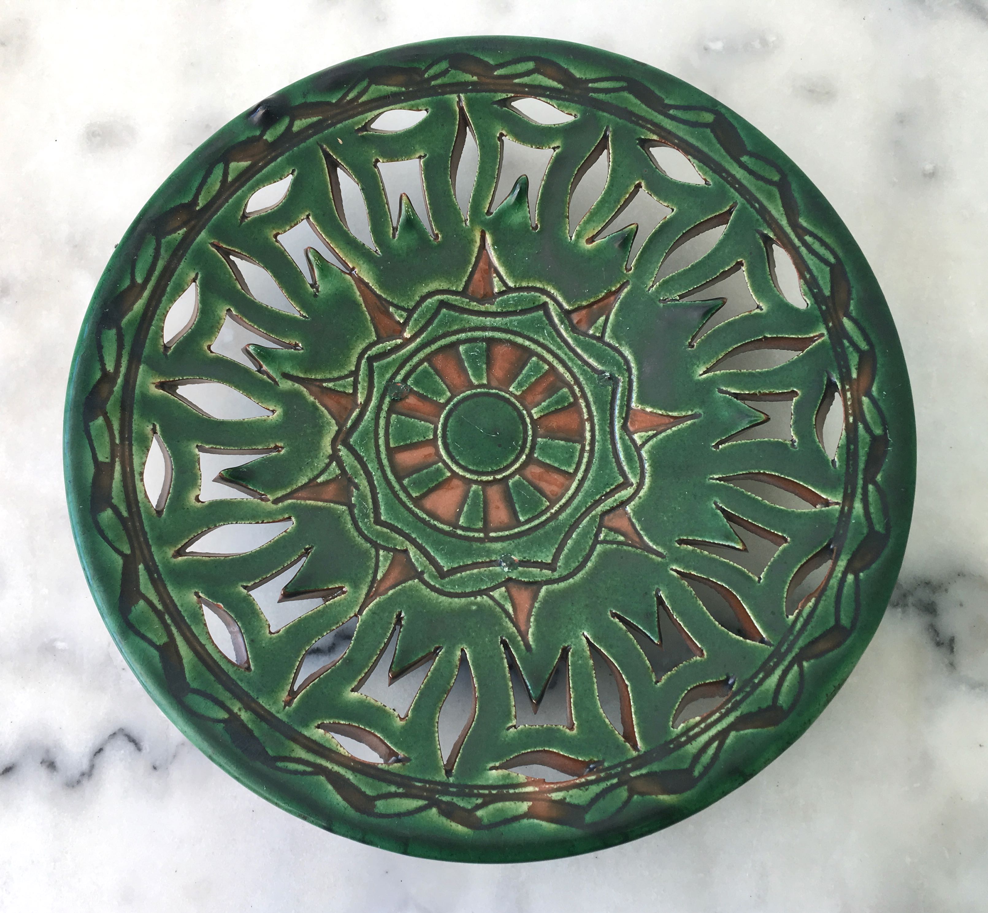 Plat à fruits ajouré Ubeda Andalousie