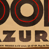 Poster Roger Broders bandol Côte d'Azur Varoise Lucien Serre Cie plm
