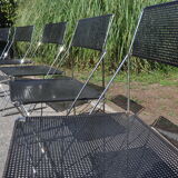 Nuova x line omli chairs by Niels Jørgen Haugesen