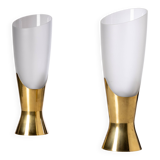 Max ingrand pair of table lamps produced by fontana arte