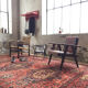 Fauteuil bridge Vroom and Dreesman en corde