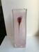 Pink and purple blown bubble glass vase 1960s 1970s