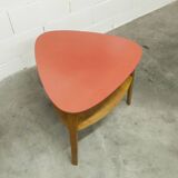 "Bowwood" tripod coffee table designed by Hugues Steiner and manufactured by Baumann in the 1960s