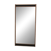 Scandinavian mirror in rosewood and leather, Sweden, 1960, 115cm x 57cm