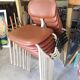 Lot de 4 chaises 420-44 Strafor-Steelcase Vintage