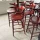 Set of 8 high bistro stools