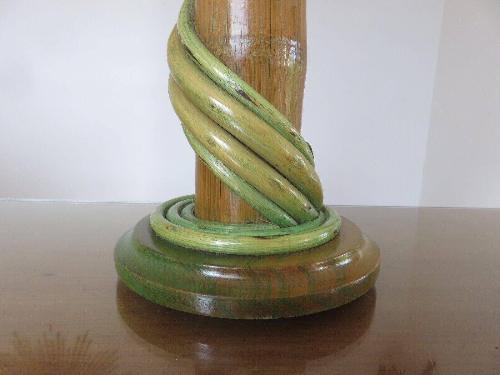 Bamboo lamp from the 60s and 70s