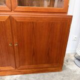 Scandinavian glass sideboard in teak