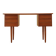 Bureau en teck, design danois, années 1970, fabriqué au Danemark