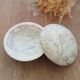 Round art deco marble jewelry box