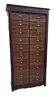 Cartonnier De Notaire A 20 Tiroirs Ouvrants Par Clapets
