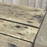 Coffee table in fir early XXth