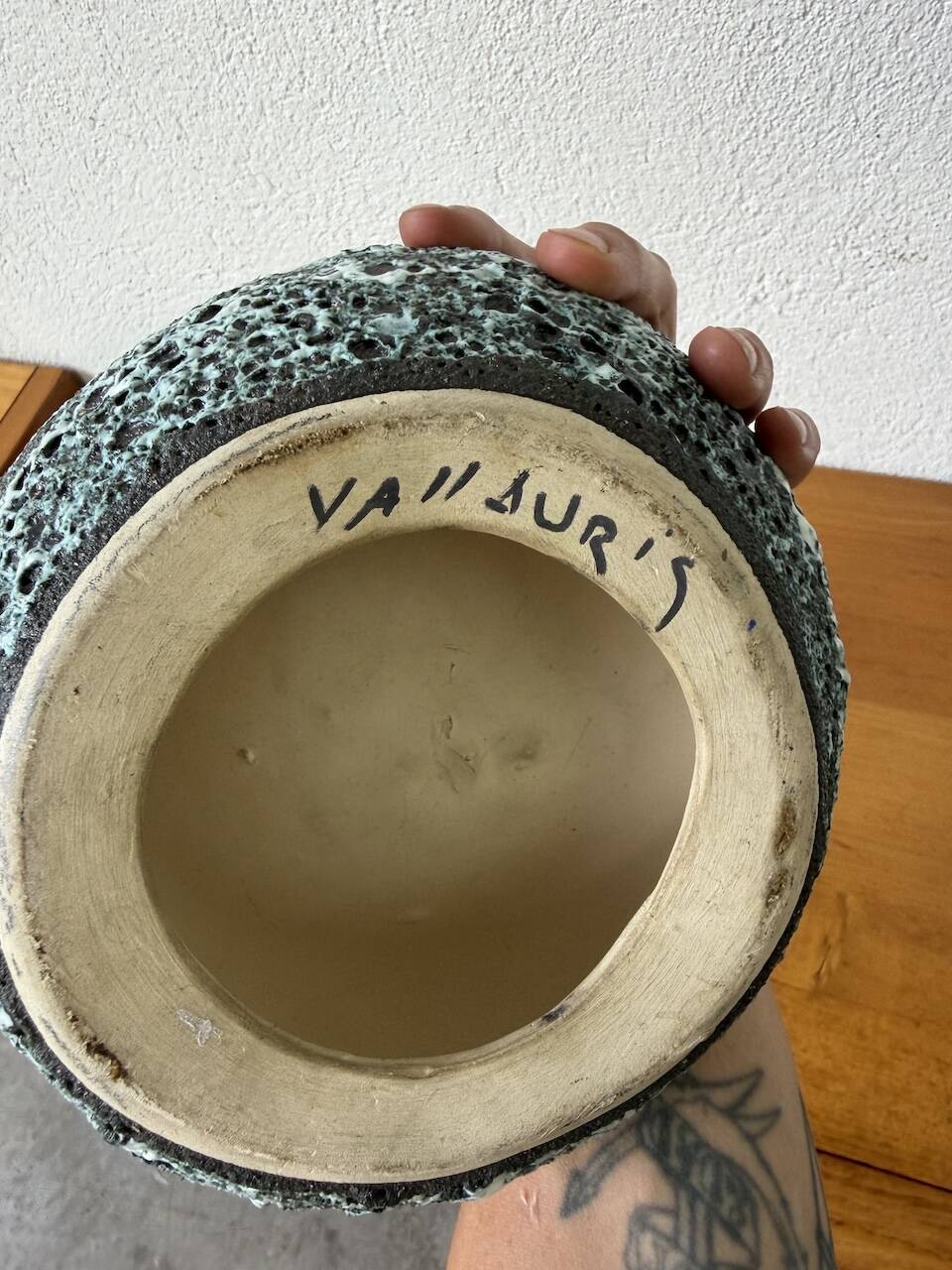 Cendrier Vallauris fat lava