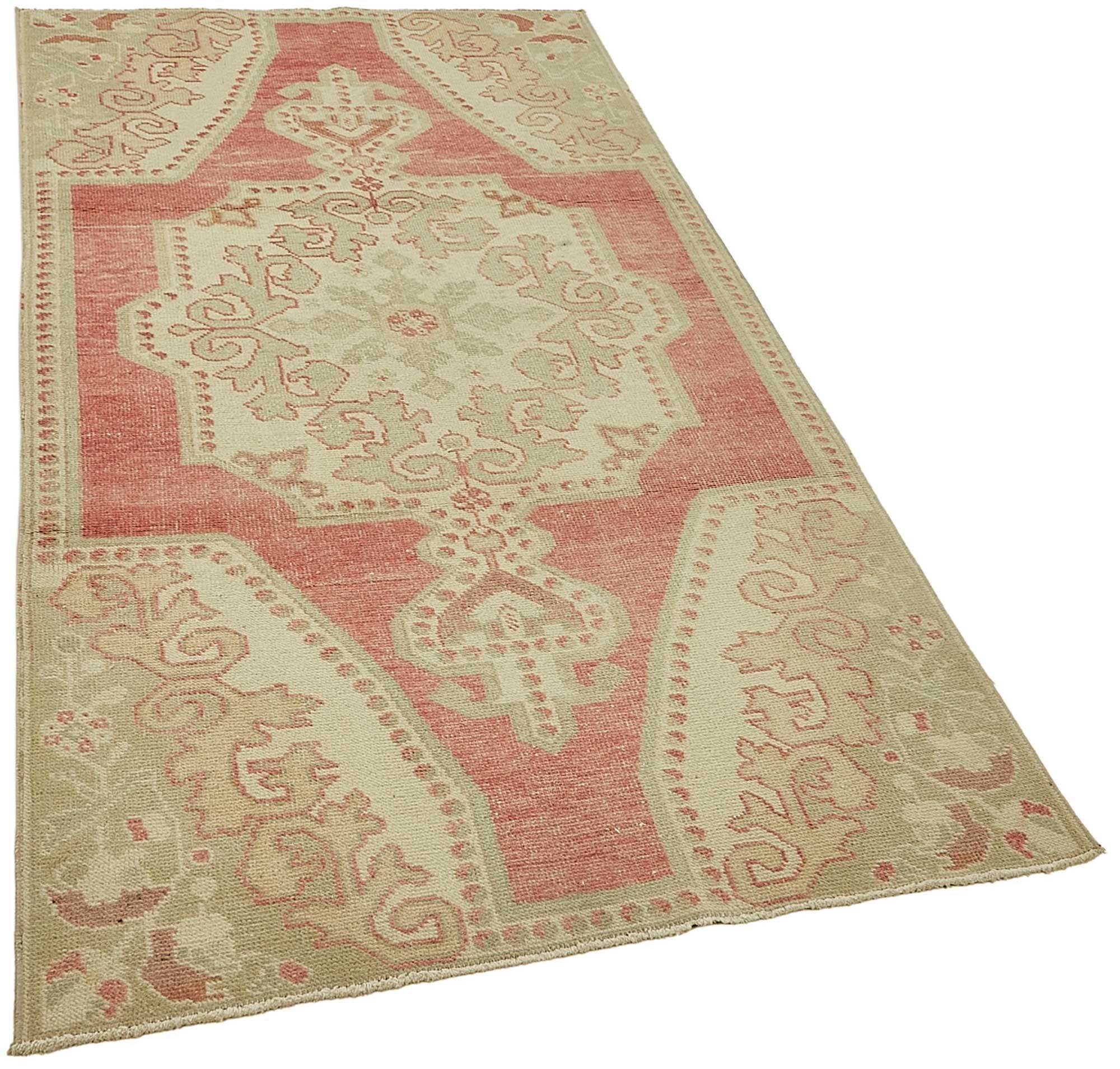 Turkish Vintage Anatolian Rug 110 cm x 208 cm