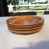Gien earthenware dinner plates