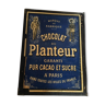 Poster advertising the planter chocolate pure cocoa and sugar Paris