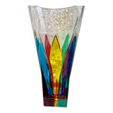 Multicolor vase signed cc zecchin - size xxl