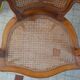 Fauteuil louis XV bois et cannage