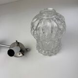 Vintage metal and glass wall light.