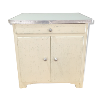 Meuble vintage vert de gris