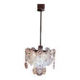 Chandelier Sciolari avec lentilles en verre de Murano, années 1960/1970