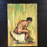 Nude painting of a woman