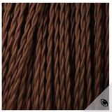 Terracotta lamp, 2M fabric cable, jute lampshade