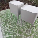 Pair of gray bedside tables