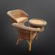 Vintage wicker lounge set, Netherlands 1970s