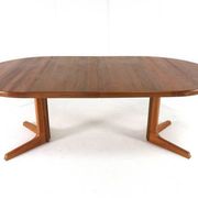 Gudme round extendable dining table 'Nabbe'