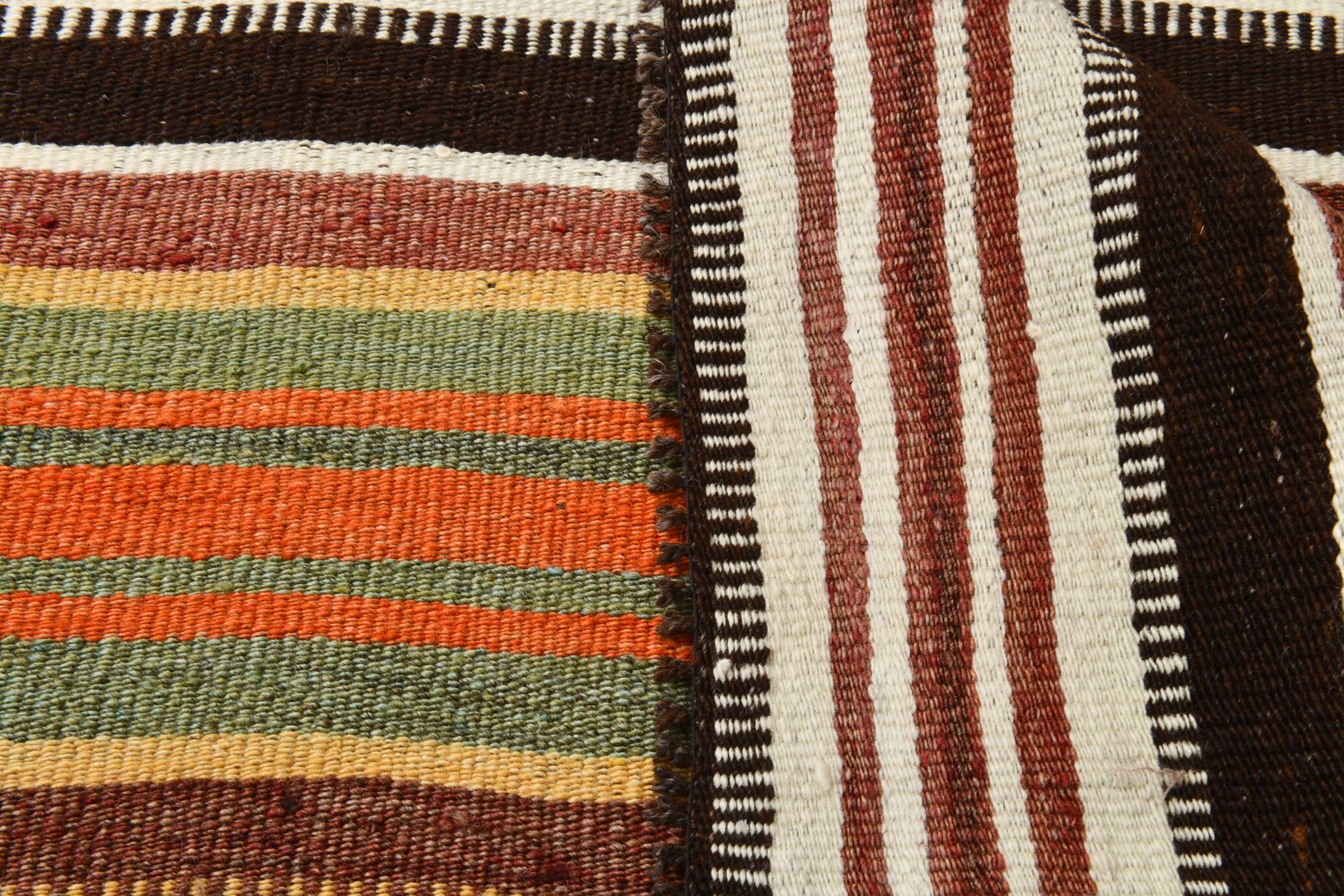 7x14 Wool Runner Rug, Long Wide Rug, 212x438Cm Rare Size Rug,Turkish Runner